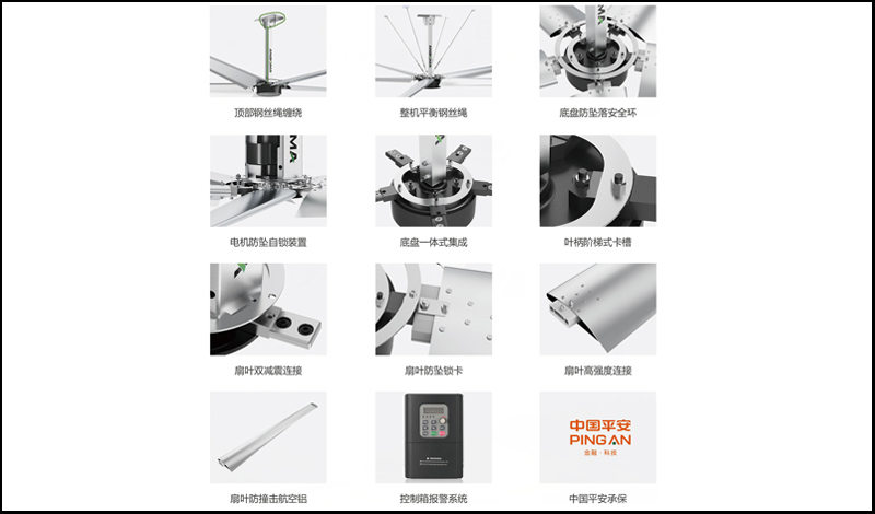 安伯玛永磁工业大风扇